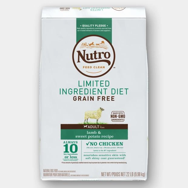 Nutro Limited Ingredient Grain Free Lamb & Sweet Potato Recipe for Dogs