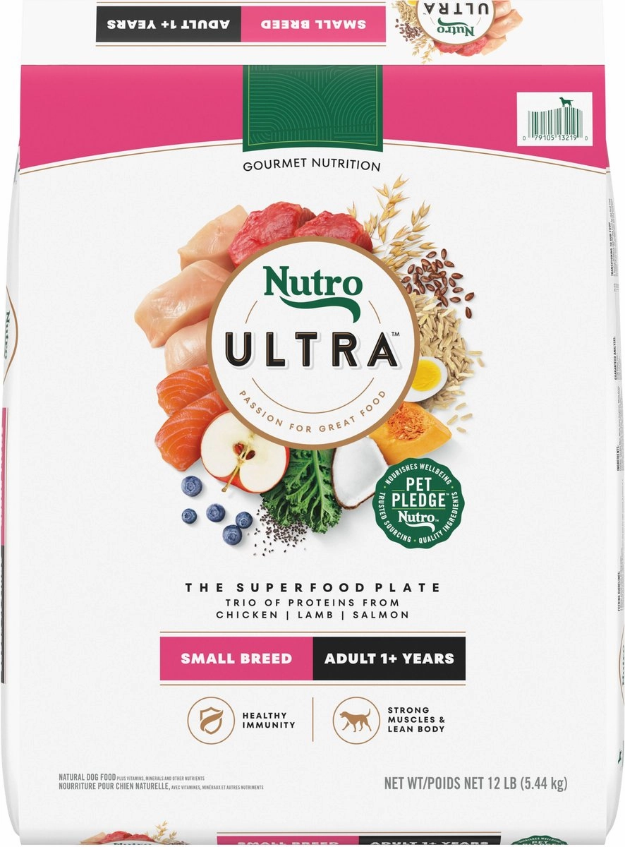 Nutro Ultra Small Breed Adult Chicken, Lamb & Salmon Dry Dog Food
