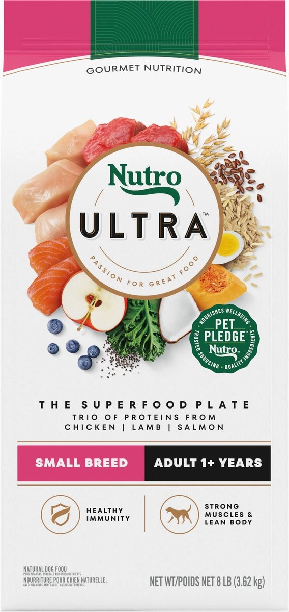Nutro Ultra Small Breed Adult Chicken, Lamb & Salmon Dry Dog Food