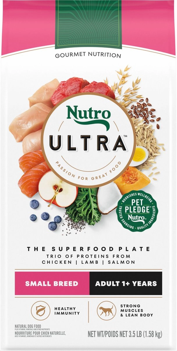 Nutro Ultra Small Breed Adult Chicken, Lamb & Salmon Dry Dog Food