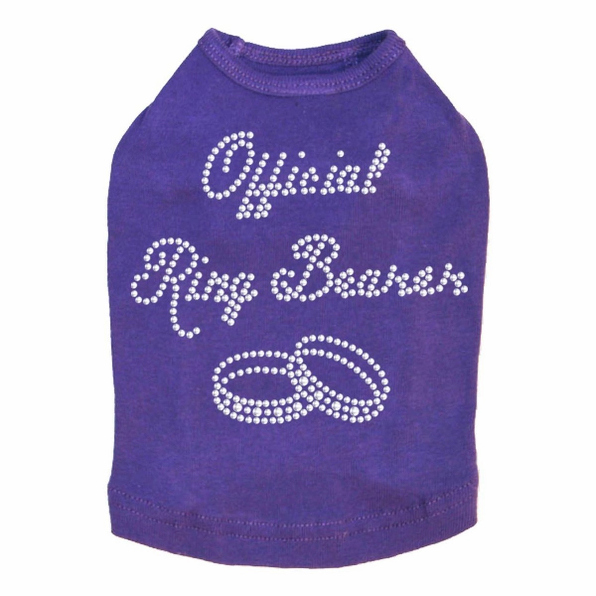Official Ring Bearer Rhinestone Dog Tank