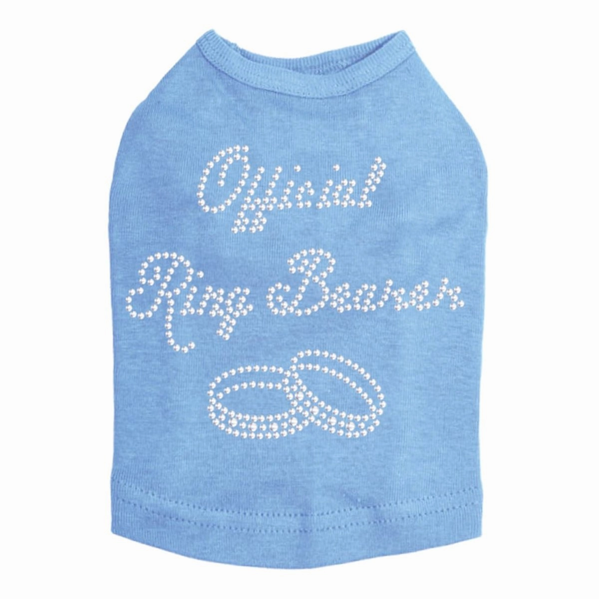 Official Ring Bearer Rhinestone Dog Tank