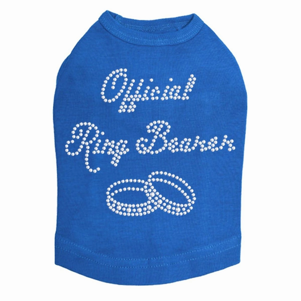 Official Ring Bearer Rhinestone Dog Tank