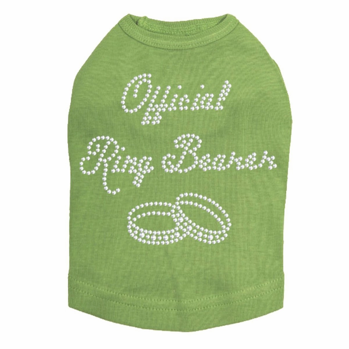 Official Ring Bearer Rhinestone Dog Tank