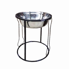 Ohmypet Elevated Stainless Steel Bowl - D 26cm