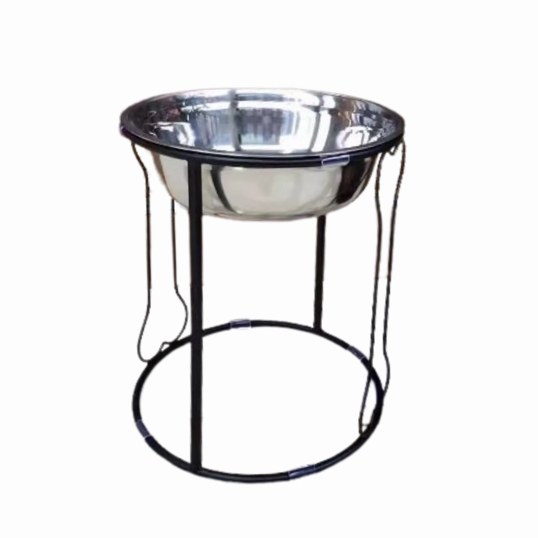Ohmypet Elevated Stainless Steel Bowl - D 26cm