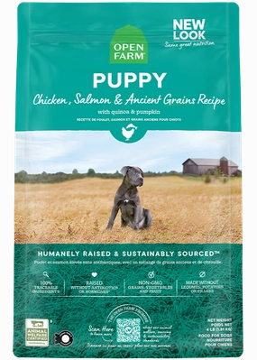 Open Farm Ancient Grains Chicken & Salmon Puppy Dry Dog Food