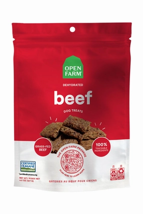 Open Farm Dehydrated Beef Dog Treats