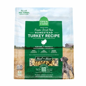 OPEN FARM Freeze-Dried Raw Homestead Turkey Recipe for Dogs