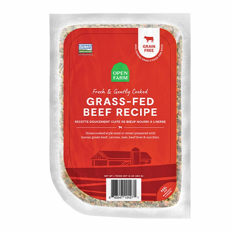 OPEN FARM Gently Cooked Grass-Fed Beef Recipe for Dogs