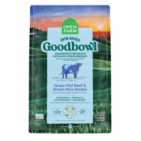 Open Farm Goodbowl Grass-Fed Beef and Brown Rice Recipe Baked Dry Dog Food