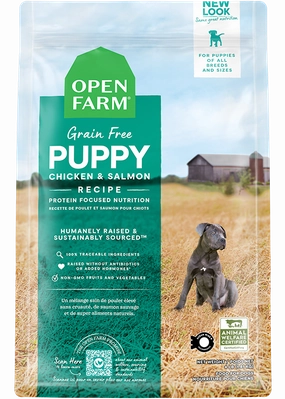Open Farm Grain-Free Puppy Chicken & Salmon Recipe Dry Dog Food
