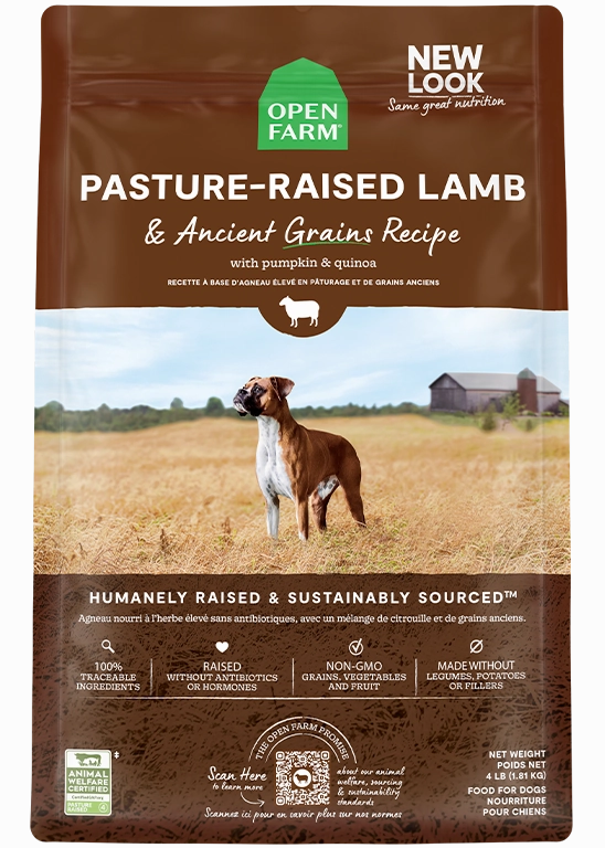 Open Farm Pasture-Raised Lamb & Ancient Grains Dry Dog Food