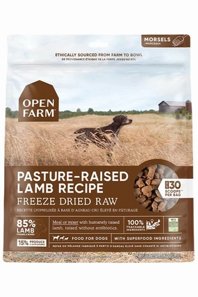 Open Farm Pasture-Raised Lamb Freeze-Dried Morsels Dog Food