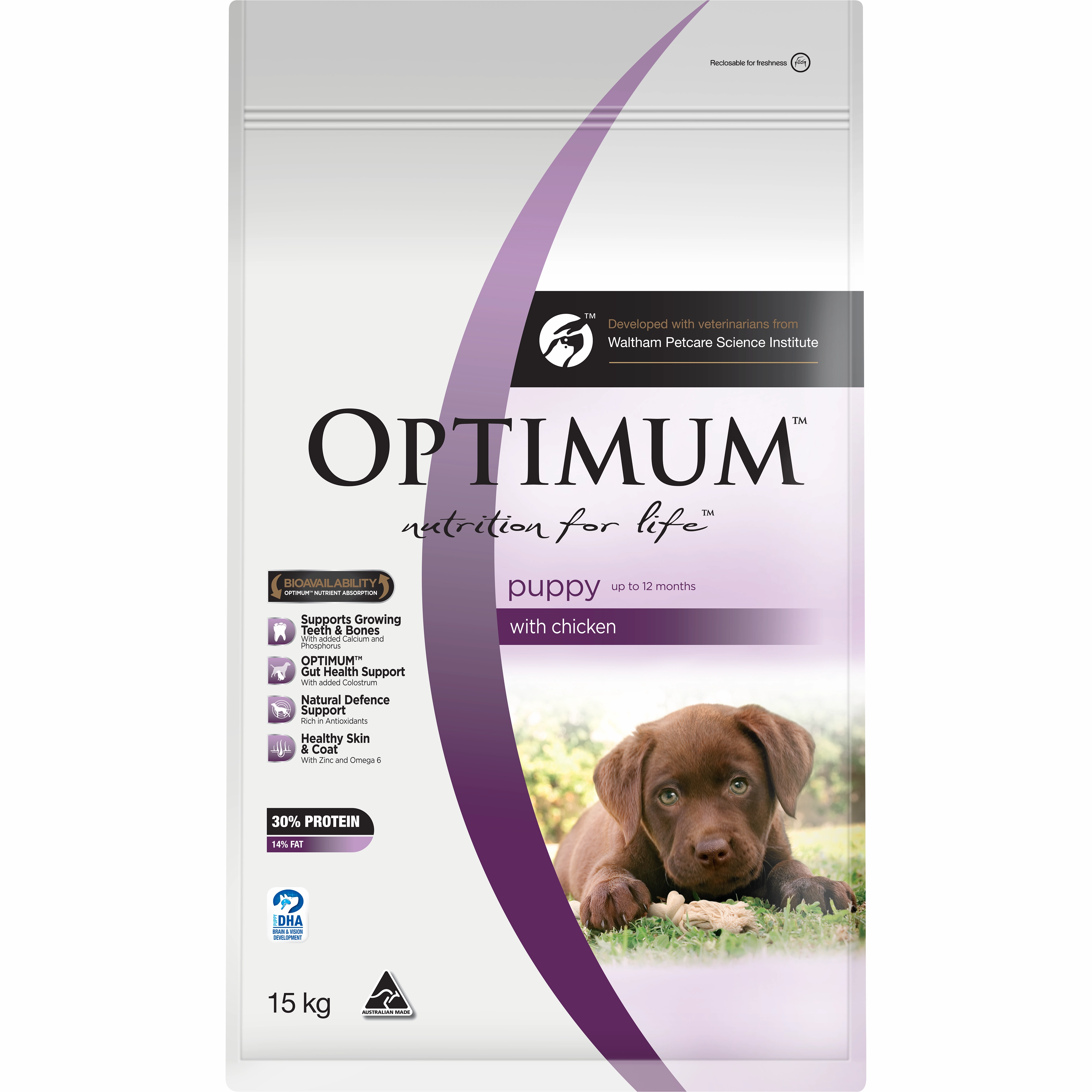OPTIMUM - Puppy with Chicken Dry Dog Food (15kg)