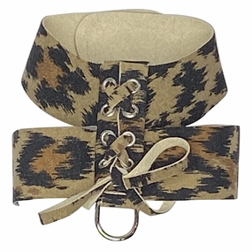 Parisian Corset Dog Harness Leopard