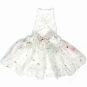 Pastel Floral Lace Dog Sundress