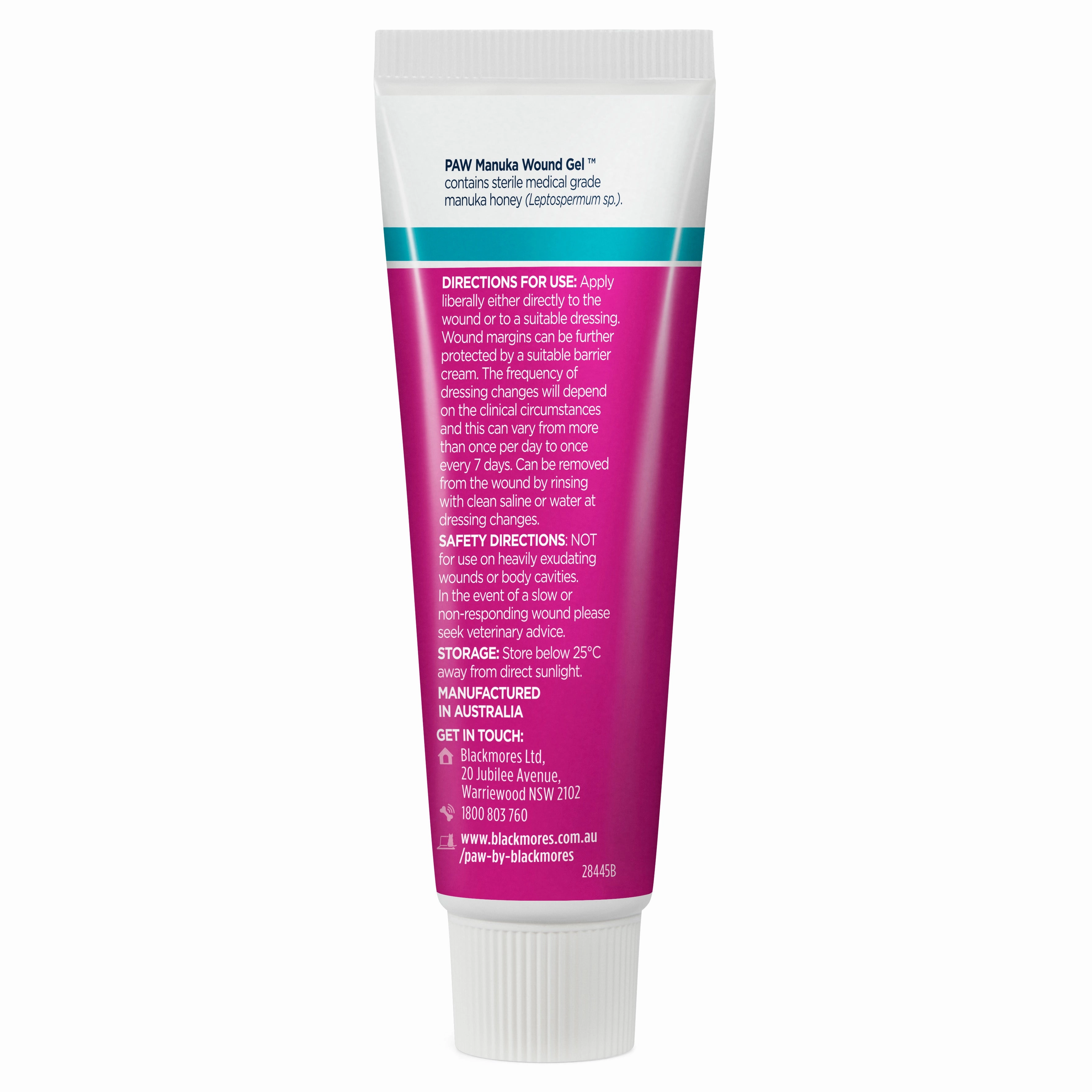 PAW - Manuka Wound Gel for Dogs, Cats and Horses (25g)