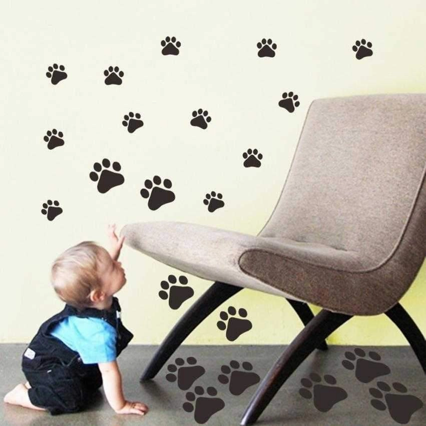 Paw Prints Vinyl Wall Decals