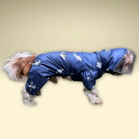 Pawgypets Astronaut Full Coverage Raincoat for Dogs and Cats
