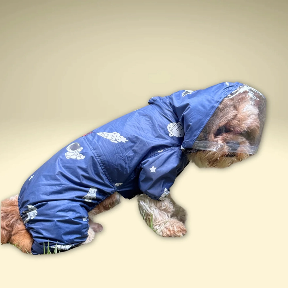 Pawgypets Astronaut Full Coverage Raincoat for Dogs and Cats