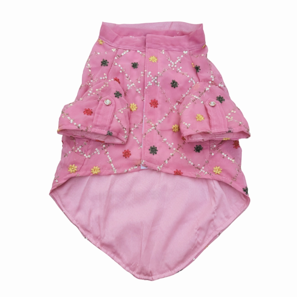 Pawgypets Festive Shirt for Dogs and Cats (Pink)