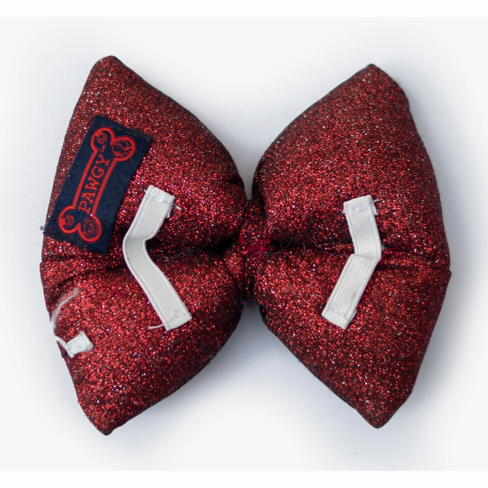 Pawgypets Party Wear Bowtie for Dogs and Cats (Red)