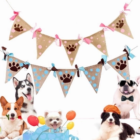 Paws & Polka Dots Banner