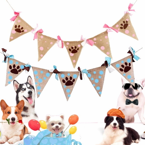 Paws & Polka Dots Banner