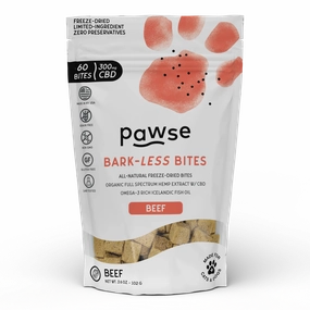 Pawse Bark Less Bites Freeze Dried Beef