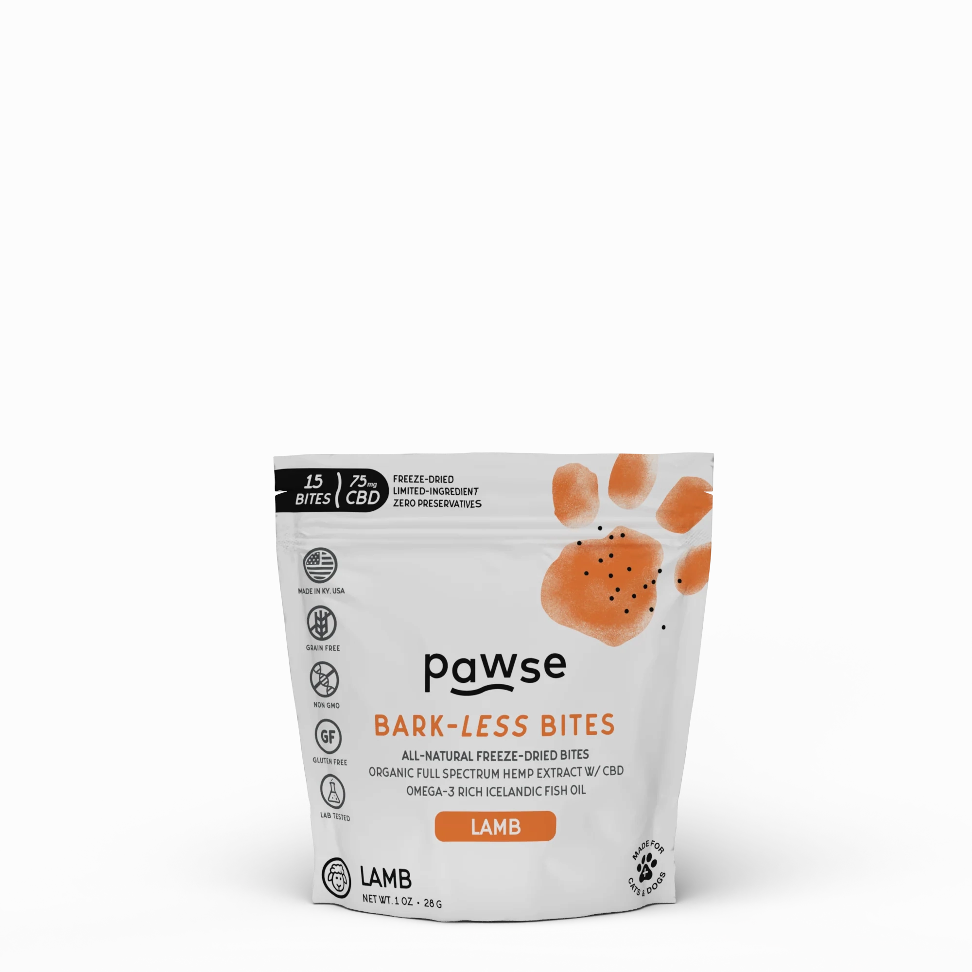 Pawse Bark Less Bites Freeze Dried Lamb