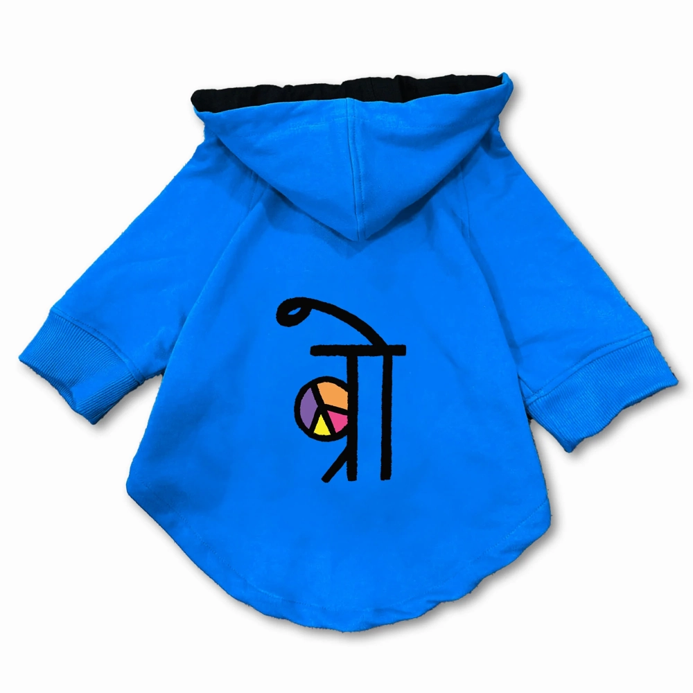 Pawsindia Bro Hoodie for Dogs (Blue)