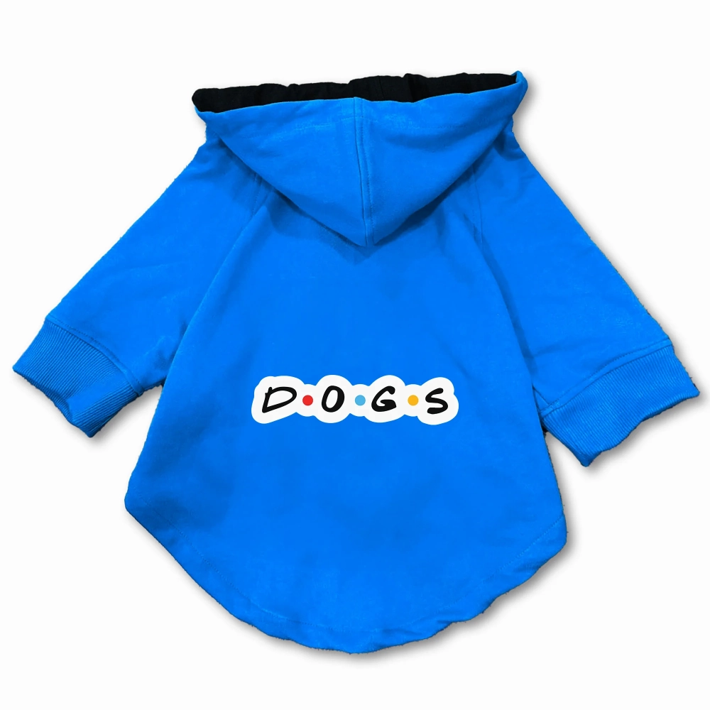 Pawsindia D.O.G.S Hoodie for Dogs (Blue)