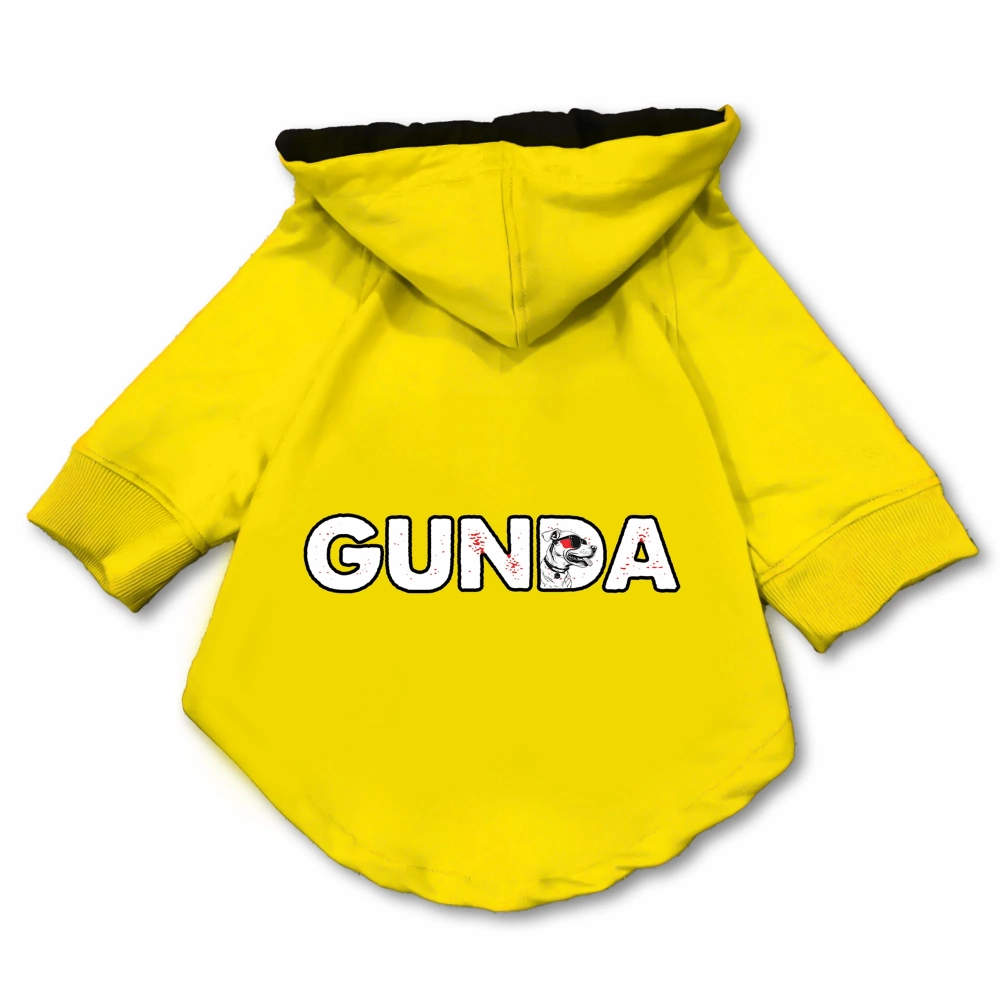 Pawsindia Gunda Hoodie for Dogs (Yellow)