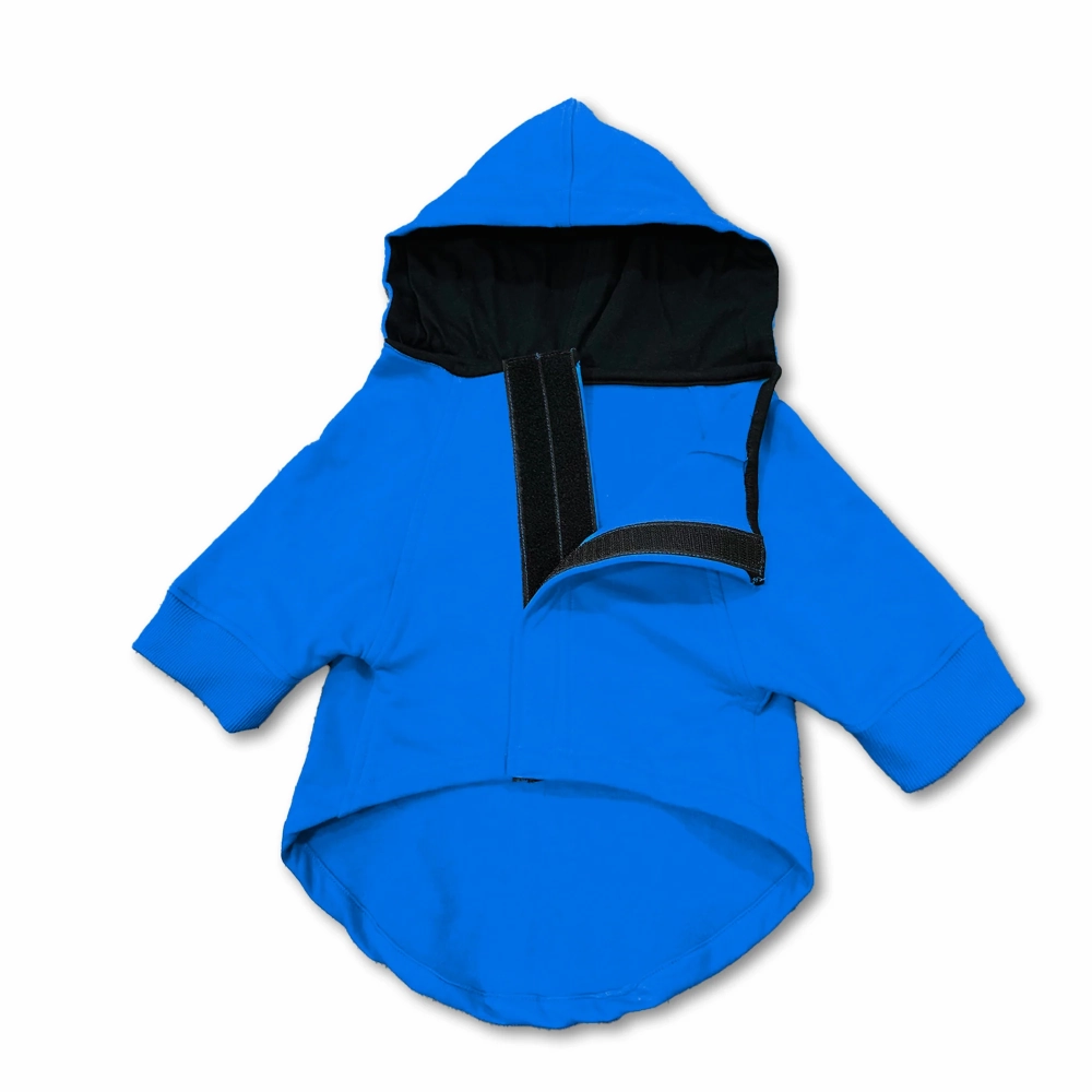 Pawsindia I still Live With My Mom Hoodie for Dogs (Blue)