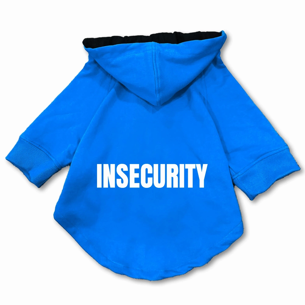Pawsindia Insecurity Hoodie for Dogs (Blue)