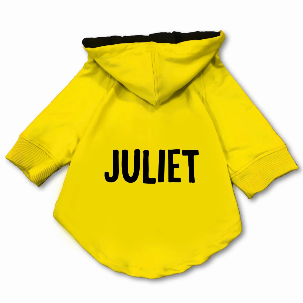 Pawsindia Juliet Hoodie for Dogs (Yellow)