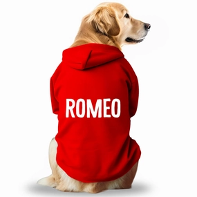Pawsindia Romeo Hoodie for Dogs (Red)