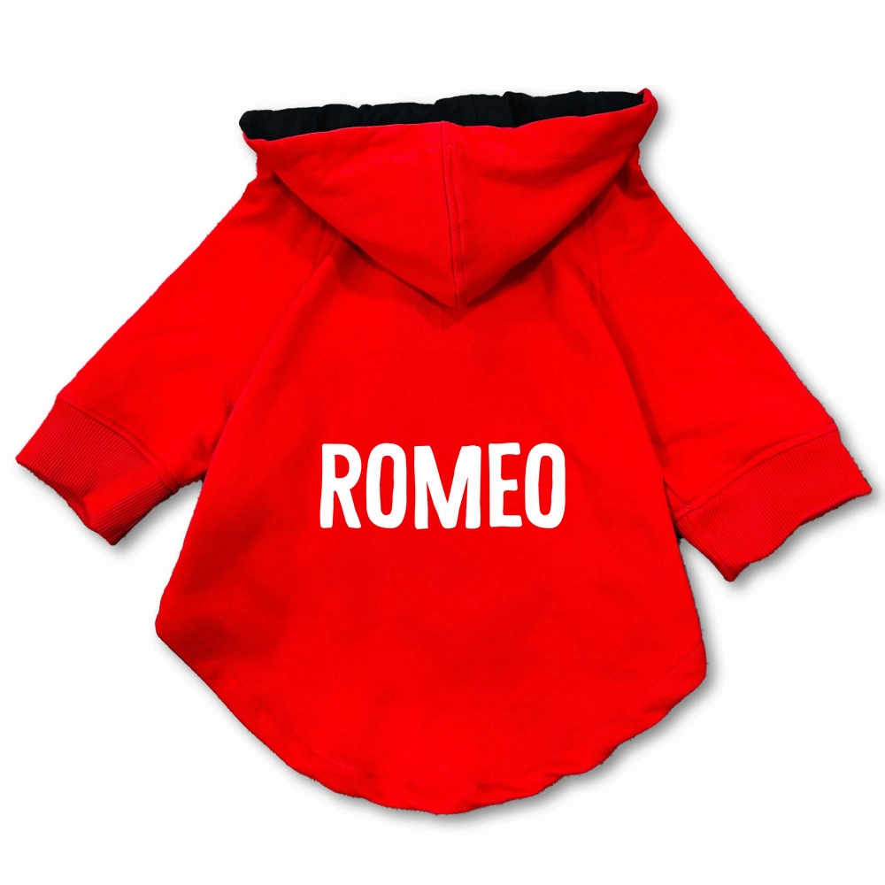 Pawsindia Romeo Hoodie for Dogs (Red)