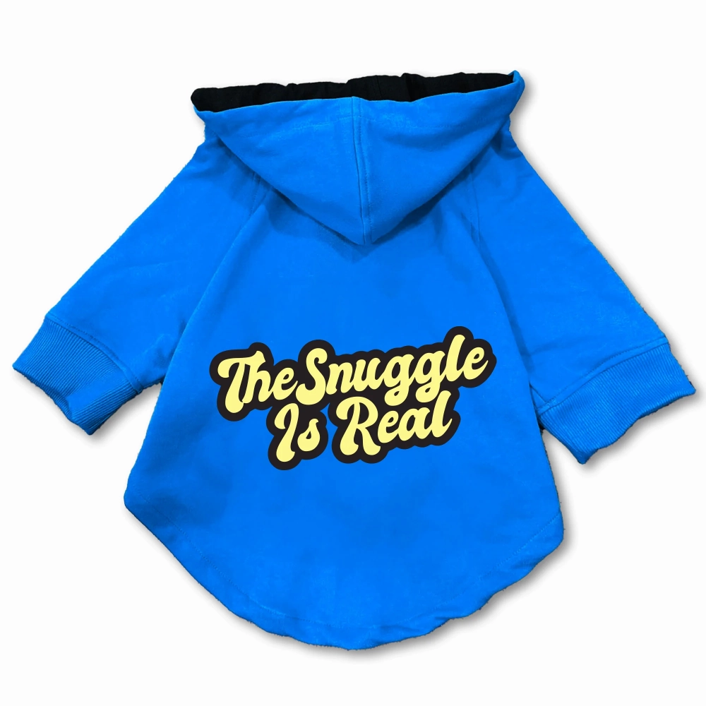 Pawsindia Snuggle is Real Hoodie for Dogs (Blue)