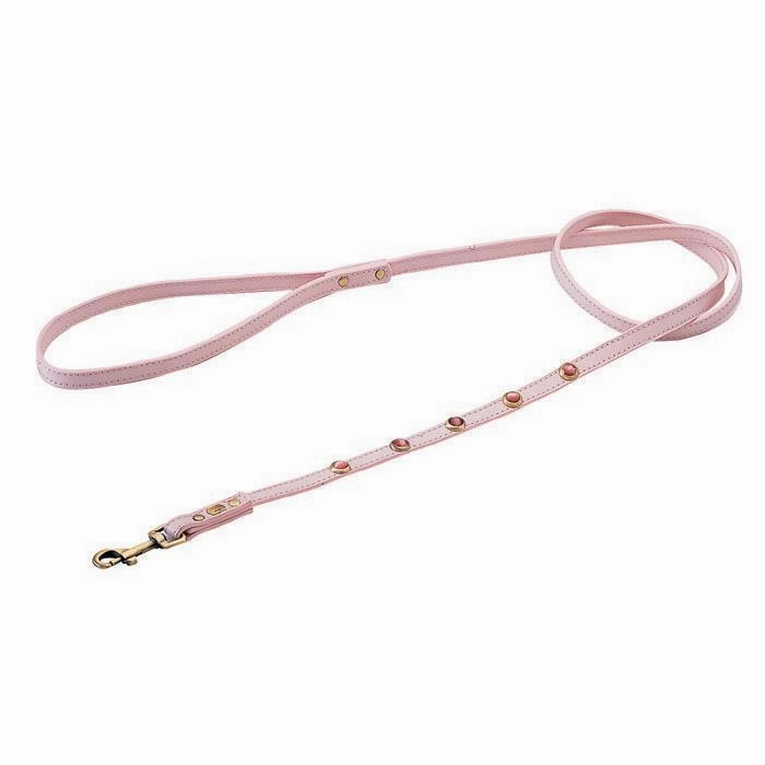 Pebbies Light Pink Cat Eye Dog Leash
