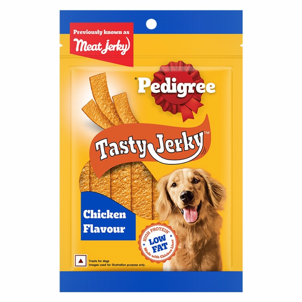 Pedigree Chicken & Liver Flavour Tasty Jerky and Chip Chops Chicken Tenders Dog Treats Combo