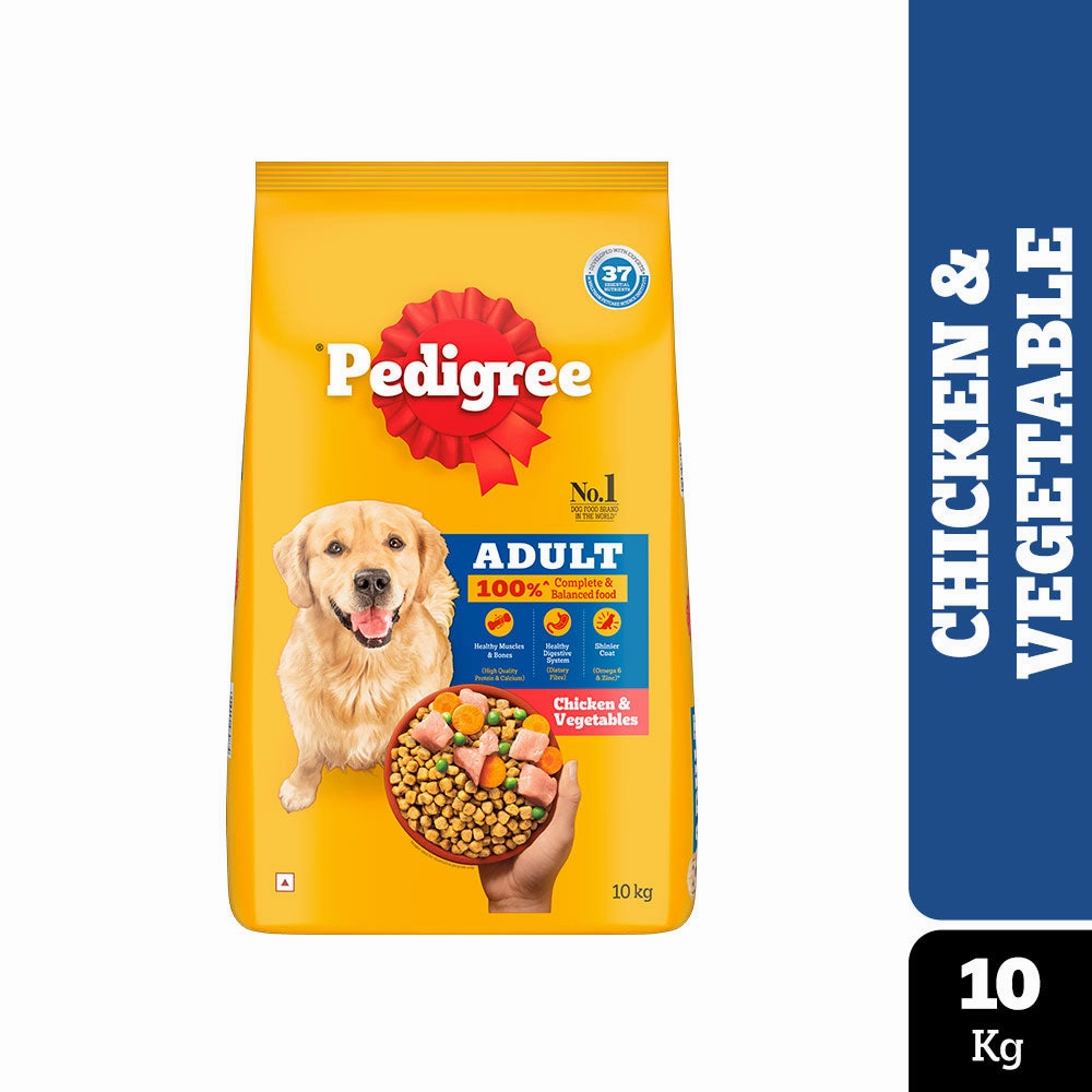 Pedigree Chicken and Vegetables Adult Dog Dry Food