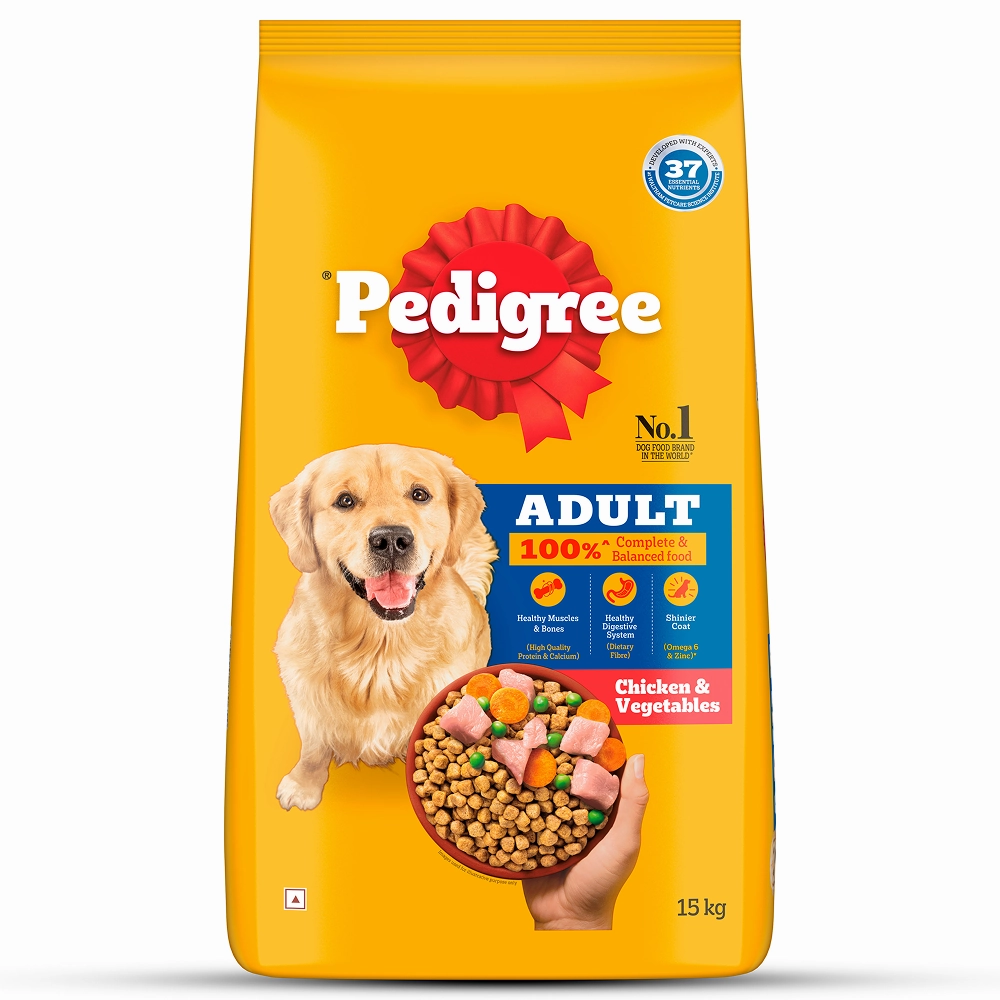 Pedigree Chicken and Vegetables Adult Dog Dry Food