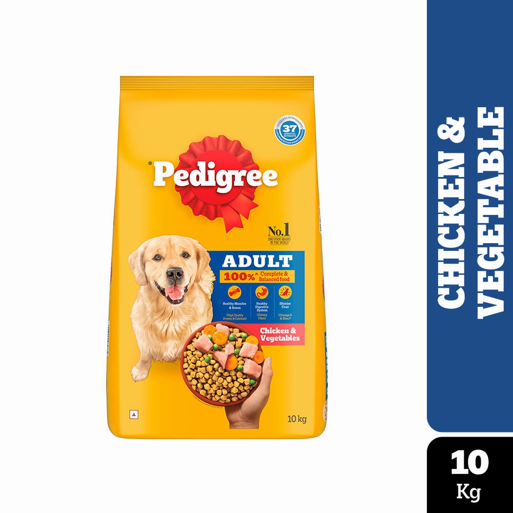 Pedigree Chicken and Vegetables Adult Dog Dry Food