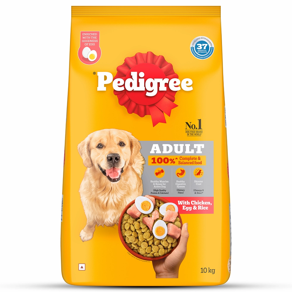 Pedigree Chicken, Egg and Rice Adult Dog Dry Food