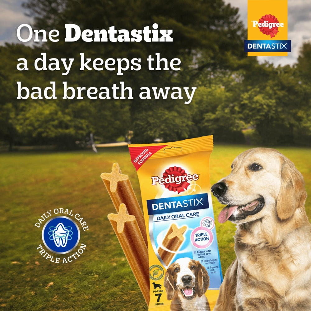 Pedigree Dentastix Oral Care for Adult (Large Breed of 25 kg ) and Grilled Liver Tasty Jerky Dog Treats Combo