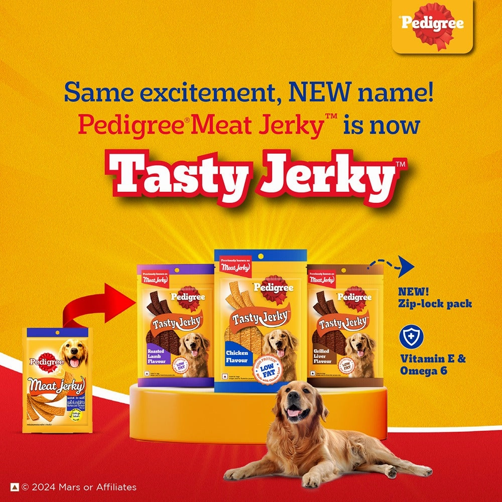 Pedigree Grilled Liver Tasty Jerky Dog Treat