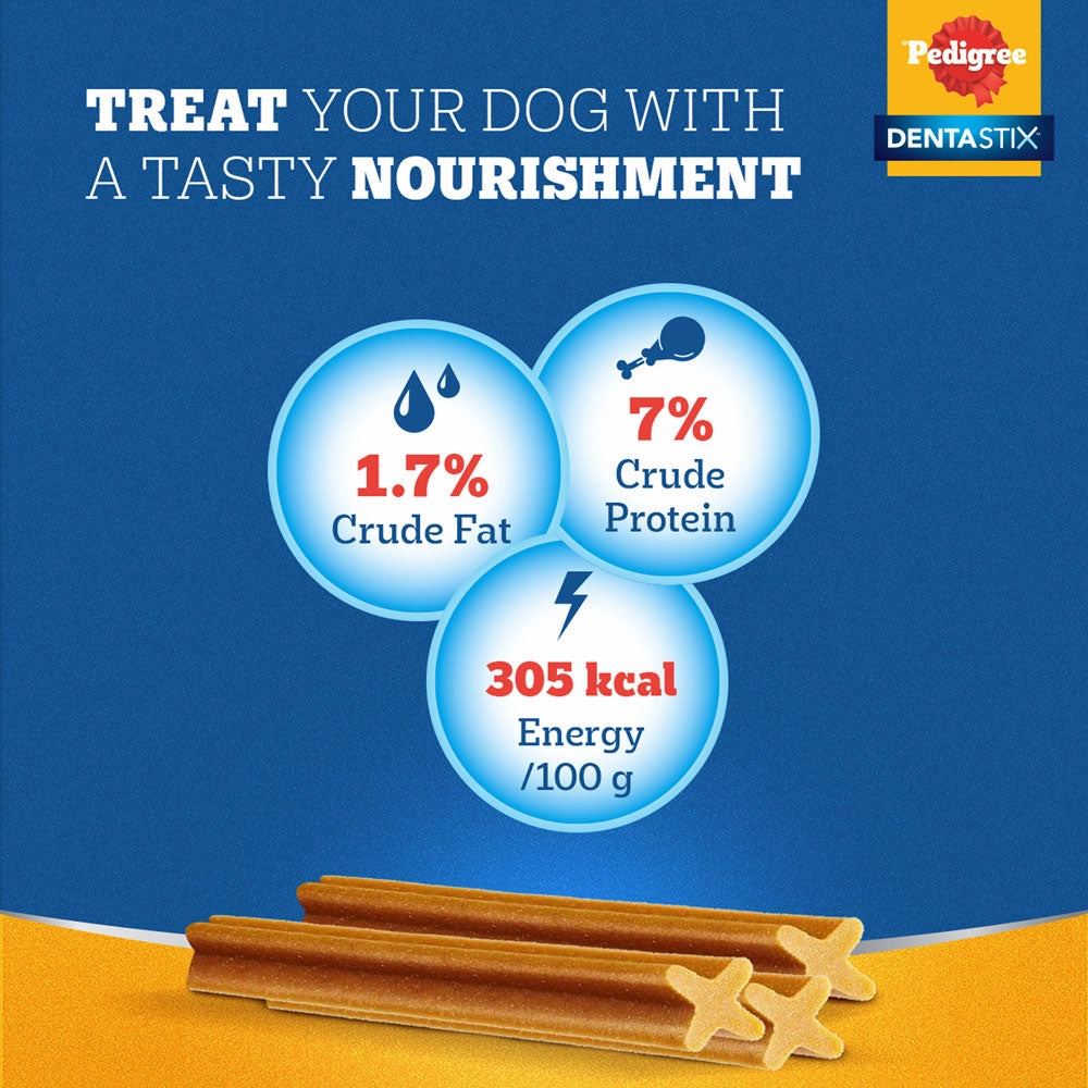 Pedigree PRO Active Adult Large Breed Dry Food, Pedigree Dentastix Oral Care Adult Dogs Treat Combo
