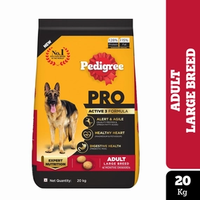 Pedigree PRO Expert Nutrition Active Adult (18 Months Onwards) Large Breed Dog Dry Food